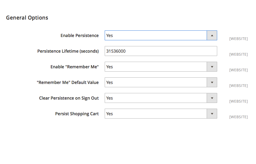 Step Five: Set Cart Options