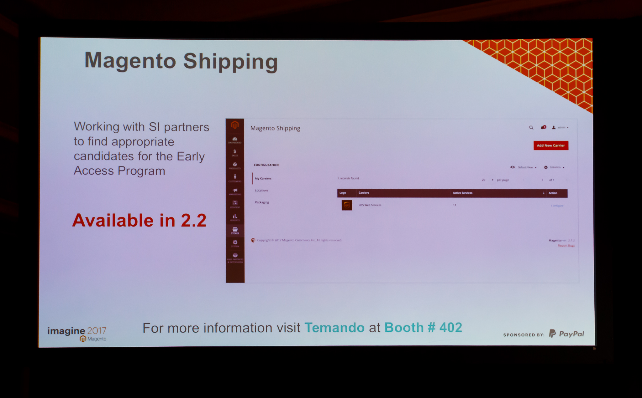 Magento Shipping Sneak Peak at Imagine 2017