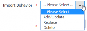 import behavior