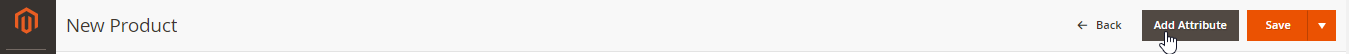 Add New Attribute from Product Management Page
