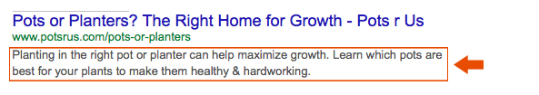 Meta Description Example