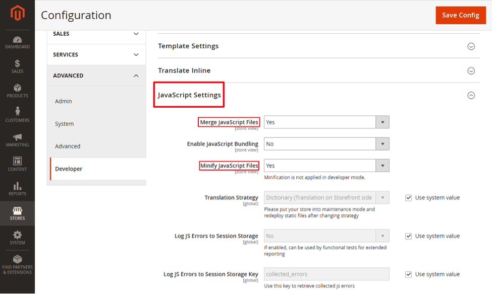 Merge and Minify Javascript Files in Magento 2