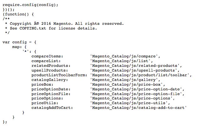 Where the HTML on Magento 2 Does the Framework Mapping for the Javascript