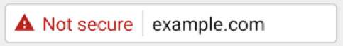 Google Chrome Nonsecure Site Warning