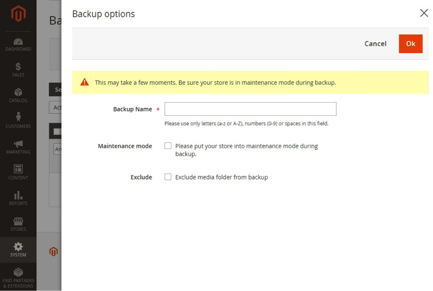 Magento 2 Backup Options