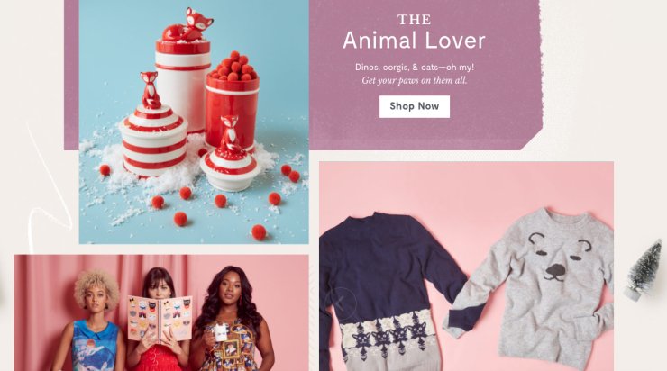 Gift Guide Blog Post Example