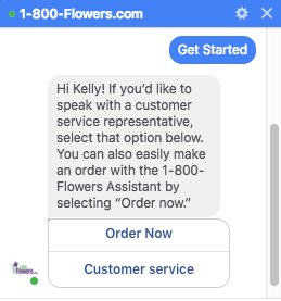 Example of a Facebook Messenger ChatBot