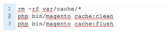 Flush your Cache Through the Command Line