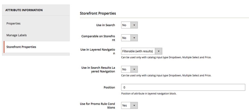 Setting layered navigation on your storefronts