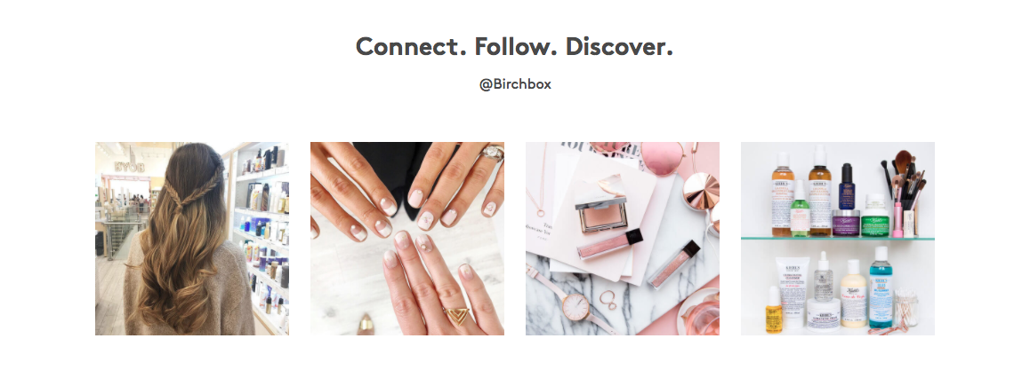 Birchbox User Generated Content Example