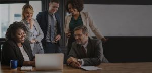 image of group of ecommerce business people working together