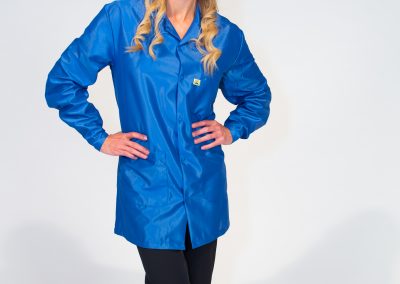 Blue lab coat product photo