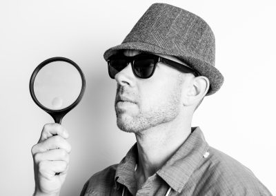 Man & Magnifying Glass