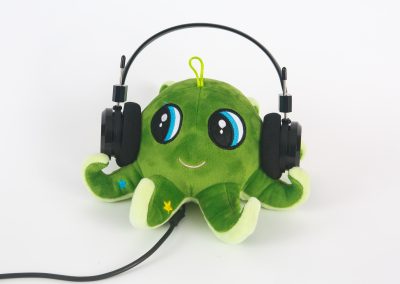 Green octopus - product photography