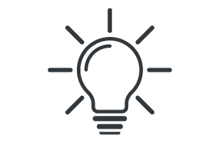 image of Light bulb Rebranding Icon
