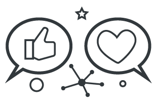 image of social media management icon