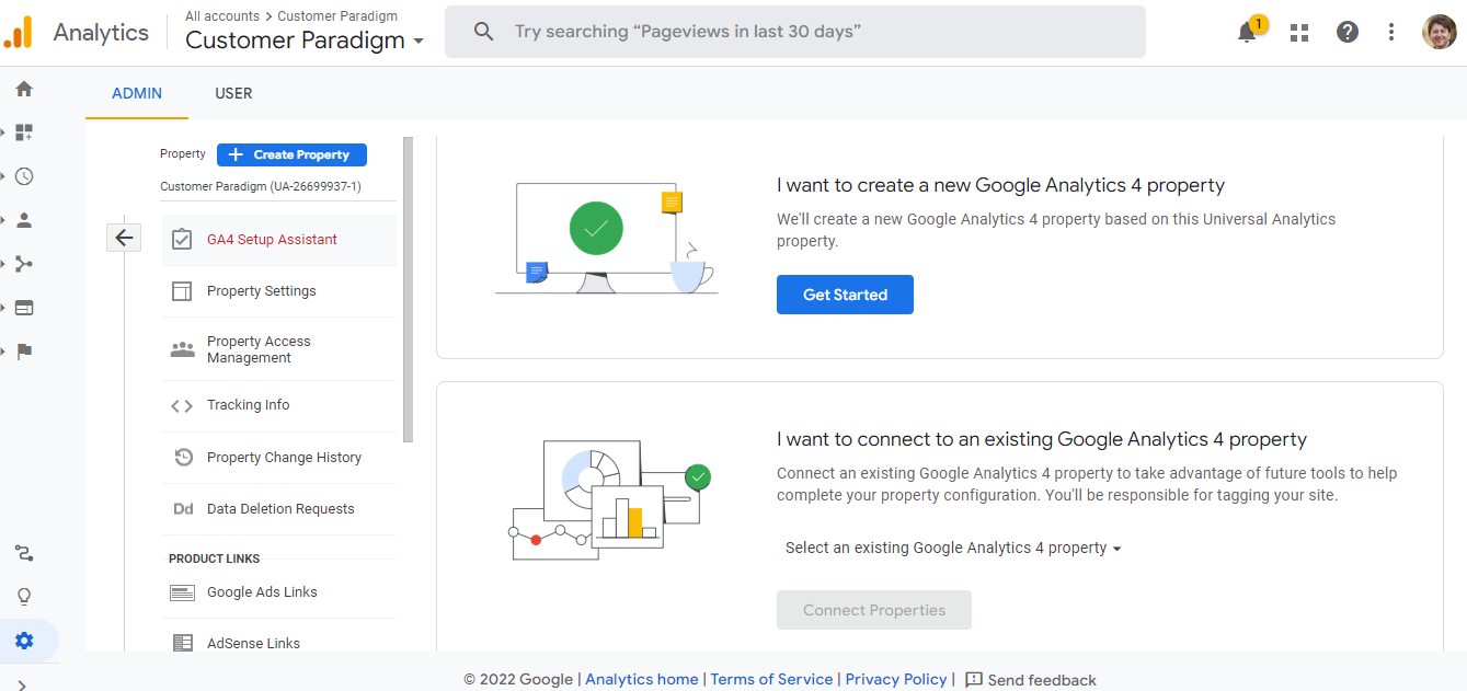 GOOGLE ANALYTICS 4 PROPERTY SET UP 