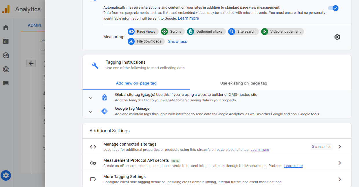 GA4 TAGGING INSTRUCTIONS