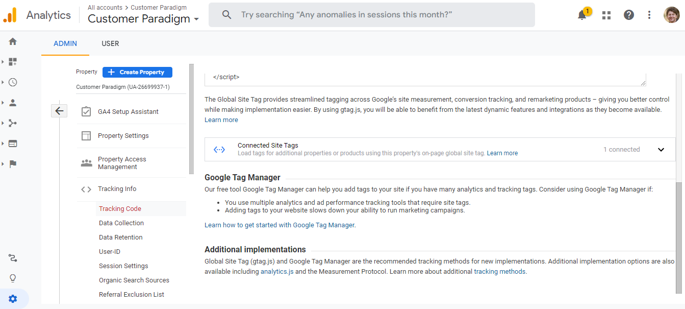 GOOGLE ANALYTICS TAG MANAGER 