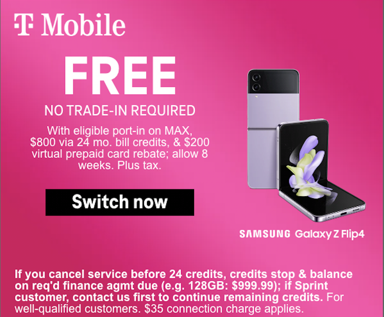 Google Display Ad for T Mobile 