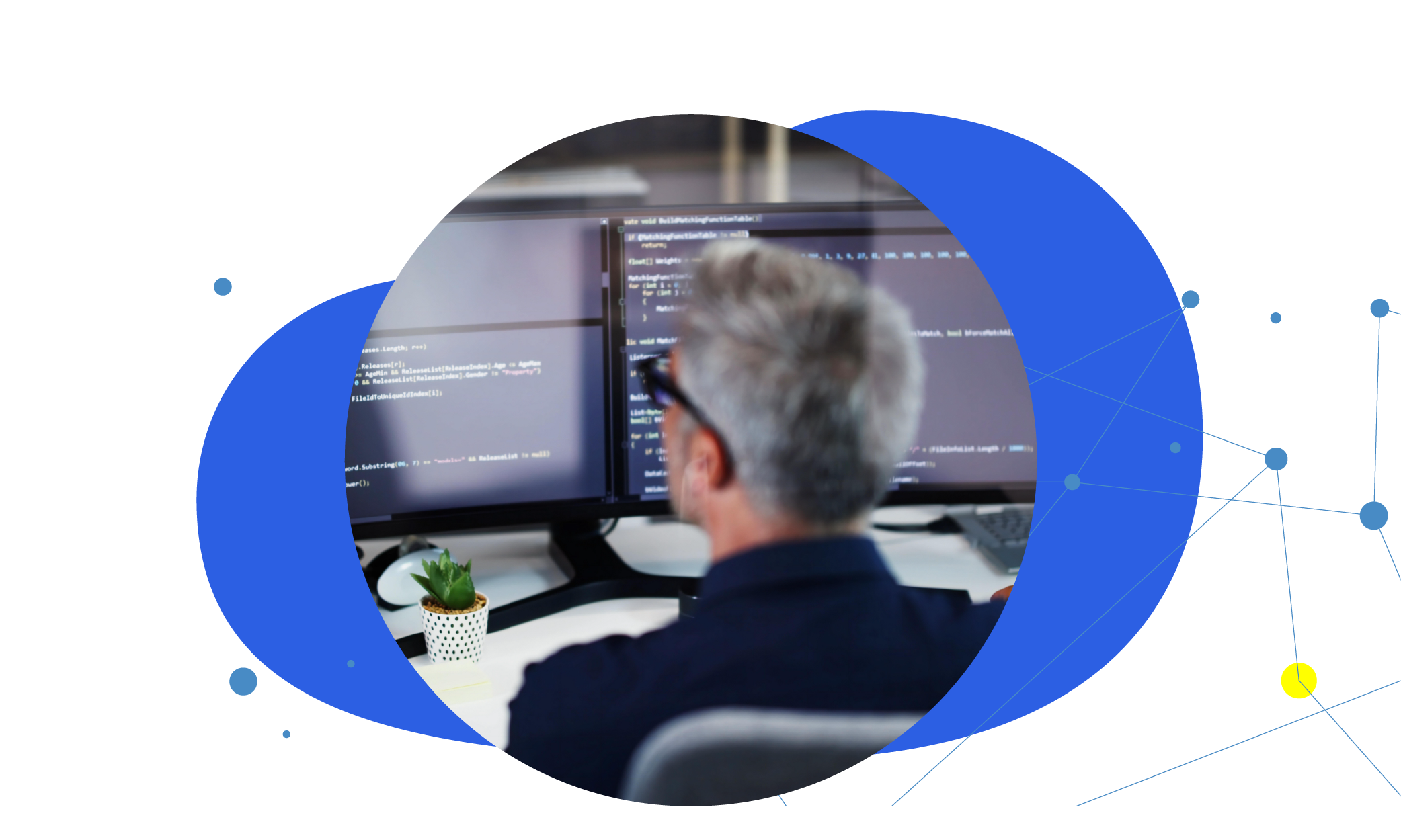 Developer Writing Code